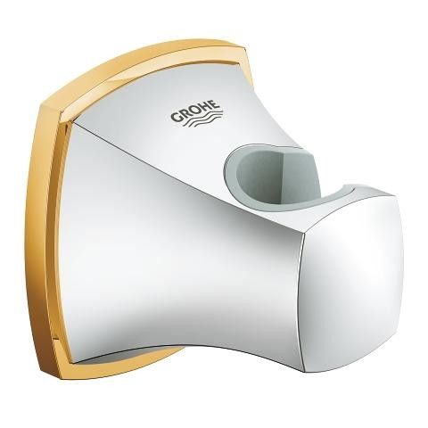 Uchwyt prysznicowy ścienny GROHE Grandera metalowy chrom/złoty | 27969IG0