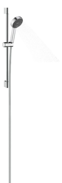Zestaw prysznicowy HANSGROHE Activera Select S chrom zawiera: suwak, drążek prysznicowy 65cm, wąż prysznicowy, główkę prysznicową  | 28044000