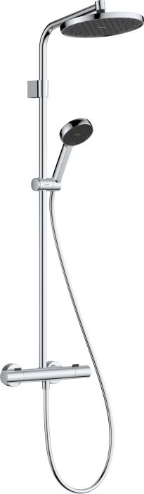 Komplet prysznicowy 1jet EcoSmart HANSGROHE Activera S 240 chrom z termostatem Ecostat Fine Varia  | 28078000