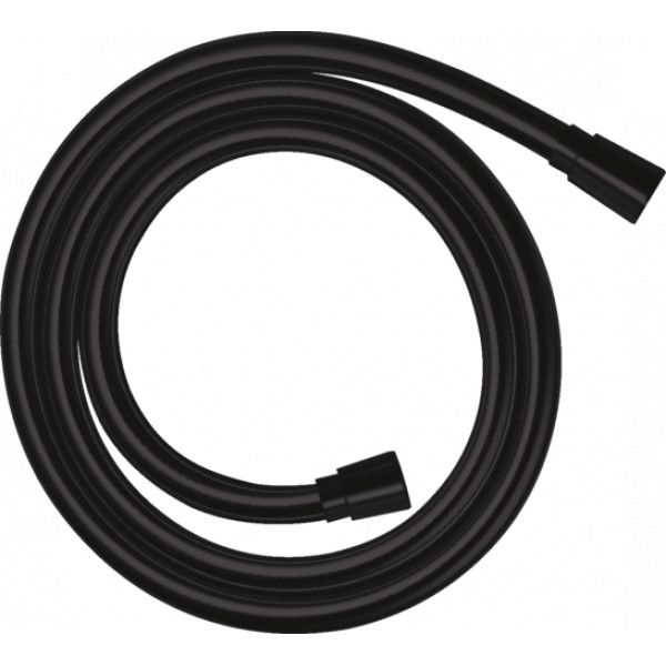 Isiflex wąż natryskowy nakrętki węża: dwustronna nakrętka stożkowa przyłącze: G 1/2 1600 mm czarny matowy łożysko zapobiegające skręceniu węża, ochrona przed załamaniem