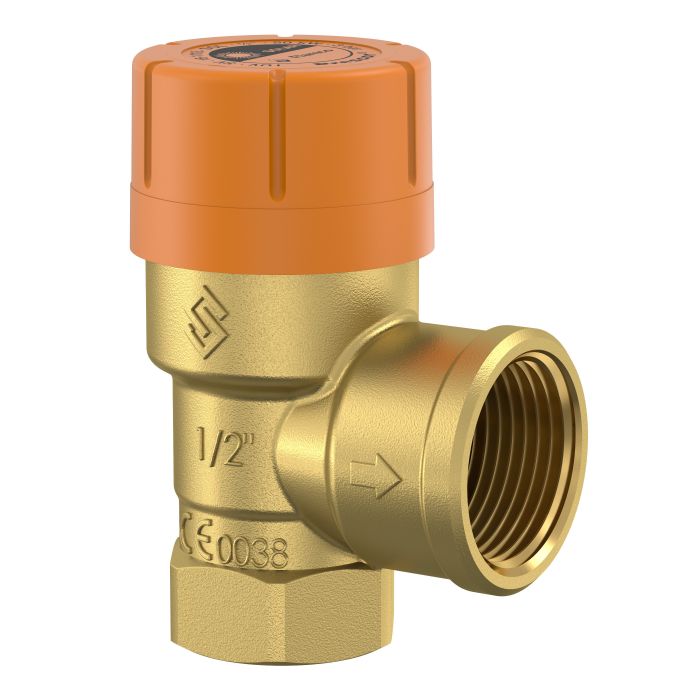 Zawór bezpieczeństwa AALBERTS HFC Prescor Solar 1/2" x 3/4" GW x GW 6 bar | 28311