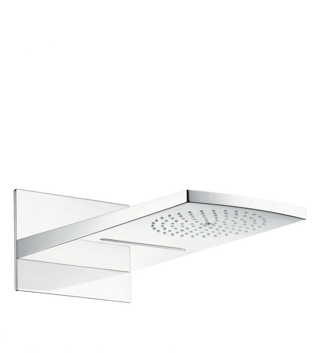 Głowica prysznicowa 2-strumieniowa HANSGROHE Raindance Rainfall biała/chrom | 28433400
