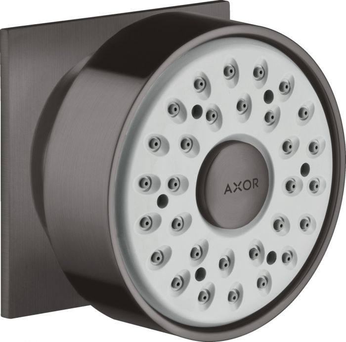 Dysza boczna wielkość głowicy: 65 mm HANSGROHE AXOR strumień: Rain czarny chrom szczotkowany  | 28469340