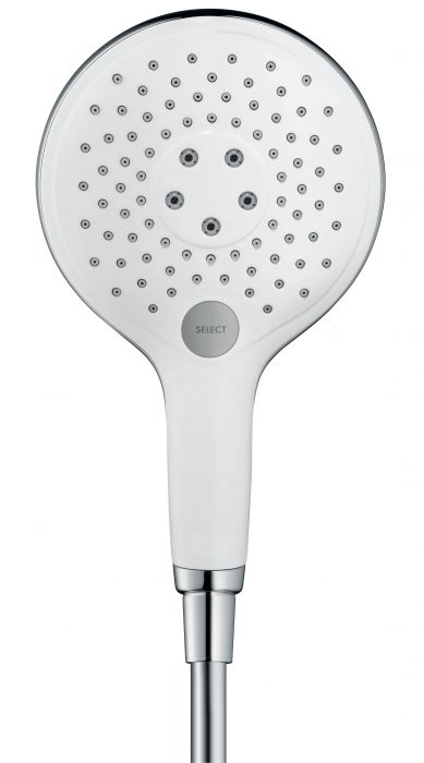Główka prysznicowa 3-strumieniowa HANSGROHE Raindance Select S biała/chrom | 28588400