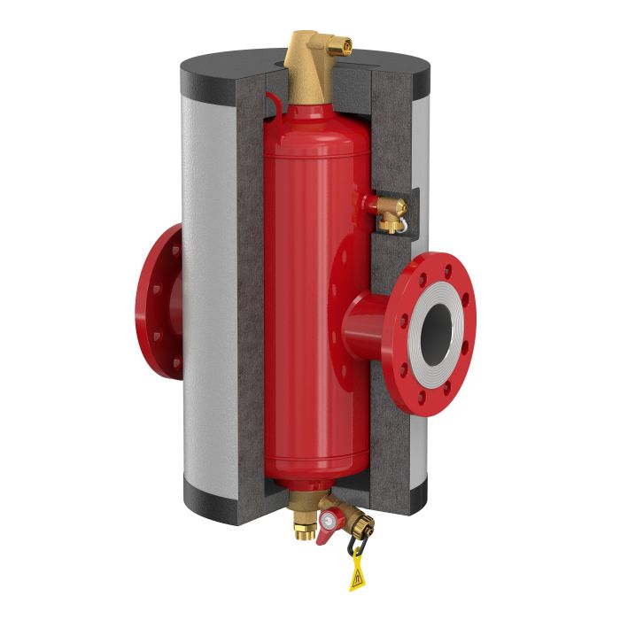Zestaw izolacyjny IsoPlus 150 dla urządzeń Flamcovent Clean (Smart) pianka izolacyjna o grubości 50 mm wraz z płaszczem ochronnym o grubości 1 mm