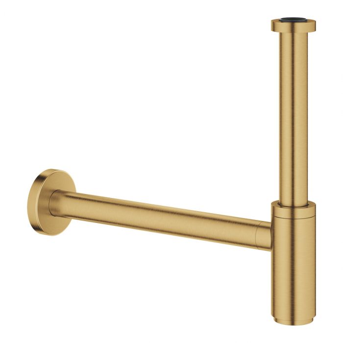 Syfon umywalkowy GROHE do umywalek z przelewem mosiężny 1 1/4" brushed cool sunrise | 28912GN0