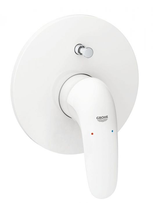 Element natynkowy do montażu gotowego z 33961000, 33963000 GROHE Eurostyle 1-uchwytowa do baterii wannowej podtynkowej moon white/chrom | 29099LS3