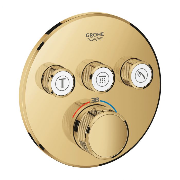 Element natynkowy do montażu gotowego z 35600000 GROHE Grohtherm SmartControl do baterii termostatycznej podtynkowej cool sunrise  | 29121GL0