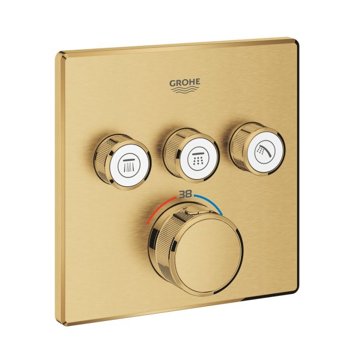 Element natynkowy do montażu gotowego z 35600000 GROHE Grohtherm SmartControl do baterii podtynkowej termostatycznej brushed cool sunrise | 29126GN0