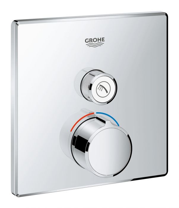 Element natynkowy do montażu gotowego z Rapido SmartBox 35600000 GROHE SmartControl do baterii podtynkowej natryskowej chrom | 29147000