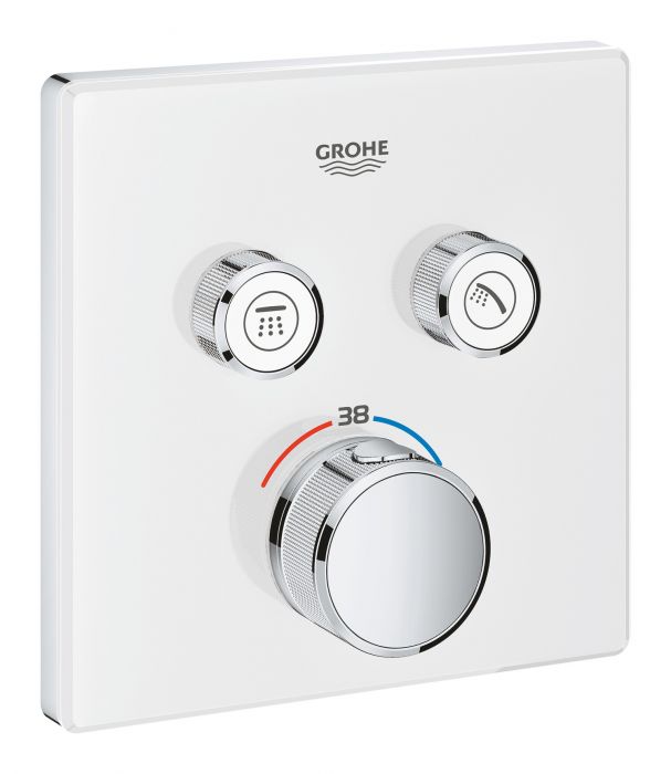 Element natynkowy do montażu gotowego z 35600000 GROHE Grohtherm SmartControl do baterii wannowej podtynkowej termostatycznej moon white | 29156LS0