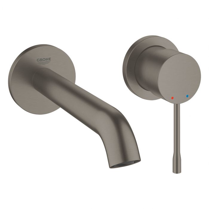 Bateria umywalkowa podtynkowa, do montażu z elementem podtynkowym 23571000 GROHE Essence 1-uchwytowa 2-otworowa brushed hard graphite | 29192AL1