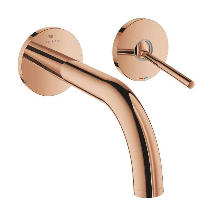 Element natynkowy do skompletowania z elementem podtynkowym 23429000 GROHE Atrio 1-uchwytowa 2-otworowa do baterii umywalkowej podtynkowej warm sunset | 29410DA0