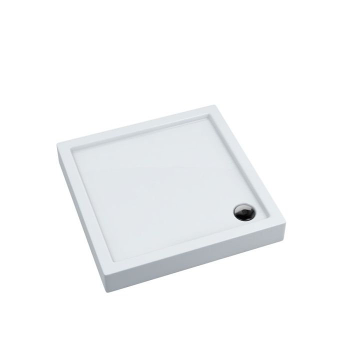 Brodzik akrylowy STABILSOUND prostokątny 80 x 70 x 14 cm SCHEDPOL COMPETIA  | 301253
