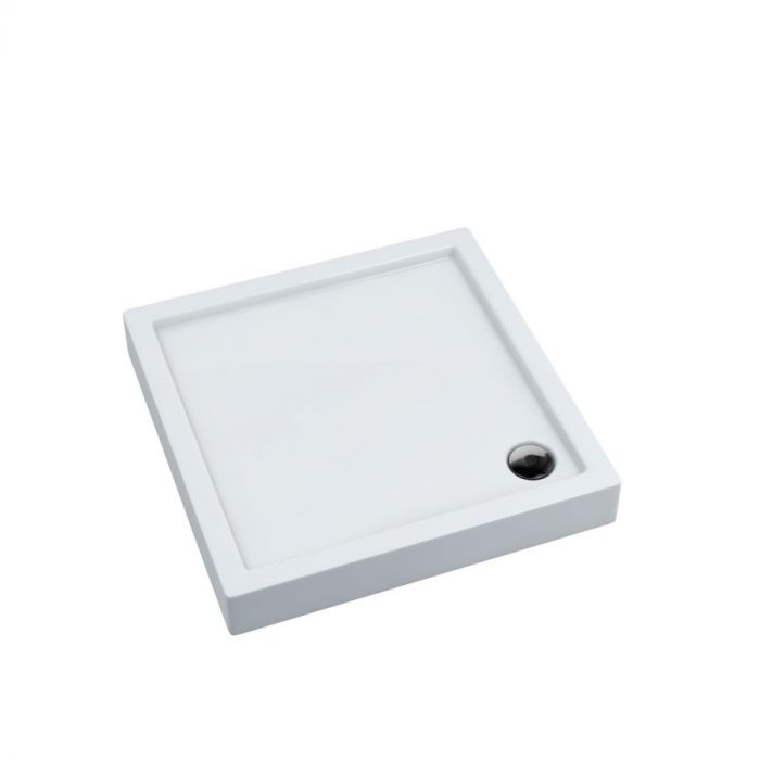 Brodzik akrylowy STABILSOUND prostokątny 80 x 70 x 14 cm SCHEDPOL COMPETIA | 301253