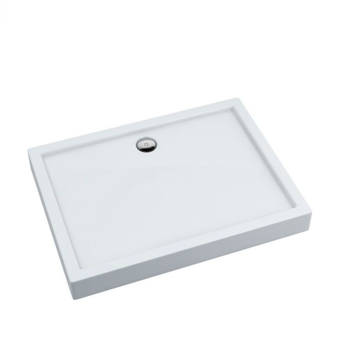 Brodzik akrylowy STABILSOUND prostokątny 90 x 80 x 14 cm SCHEDPOL COMPETIA | 30183