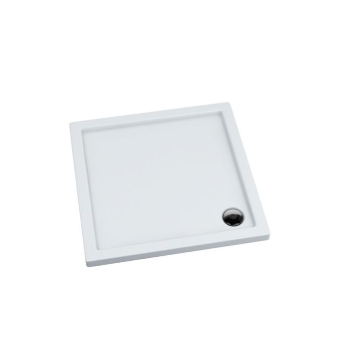Brodzik kompozyt Stonicryl STABILSOUND PLUS prostokątny 80 x 70 x 5 cm SCHEDPOL CORRINA | 30253