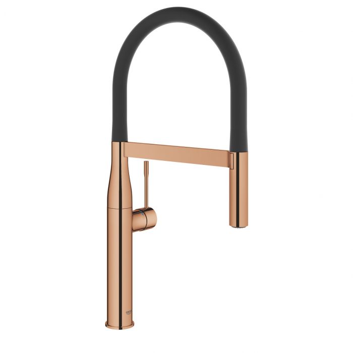 Bateria zlewozmywakowa stojąca GROHE Essence 1-uchwytowa 1-otworowa warm sunset z obrotową wylewką | 30294DA0
