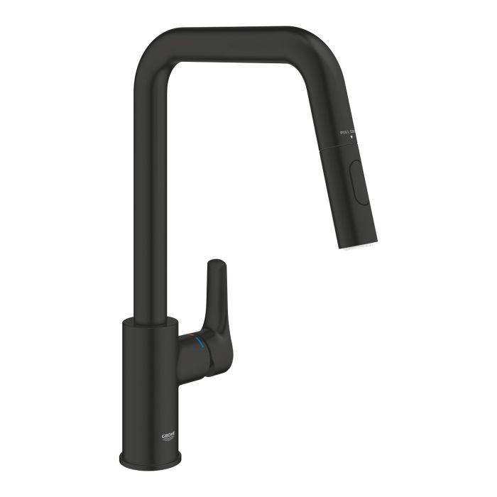Bateria zlewozmywakowa jednouchwytowa GROHE Eurosmart matte black  | 306192430