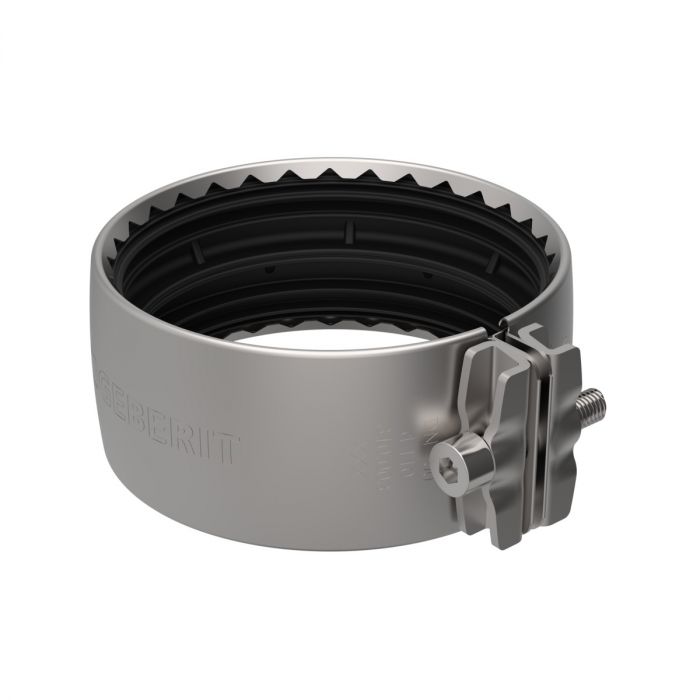 Opaska stalowa łącząca z uszczelką z EPDM 110 mm Silent-db20