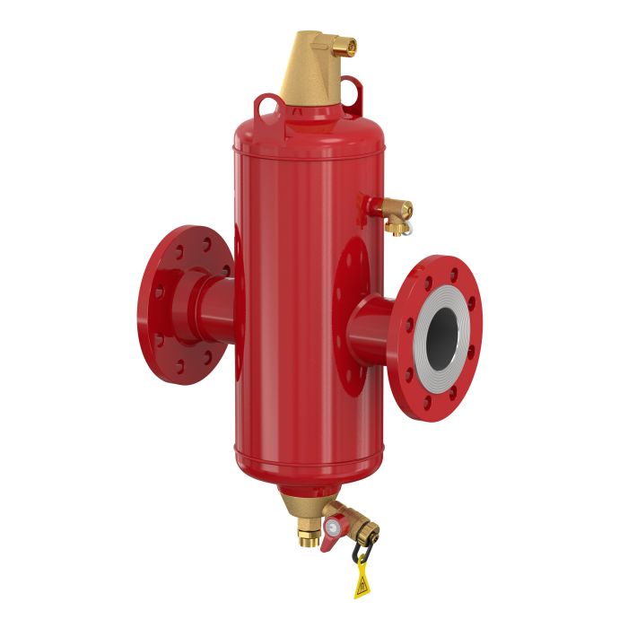 Separator powietrza i zanieczyszczeń kołnierzowy ze stali AALBERTS HFC Flamcovent Clean Smart 150F 150F DN 150  | 31047