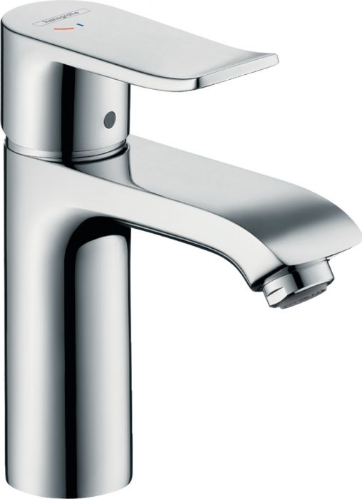 Bateria umywalkowa stojąca HANSGROHE Metris 1-uchwytowa 1-otworowa chrom zawiera: 1-uchwytowa bateria umywalkowa  | 31121000