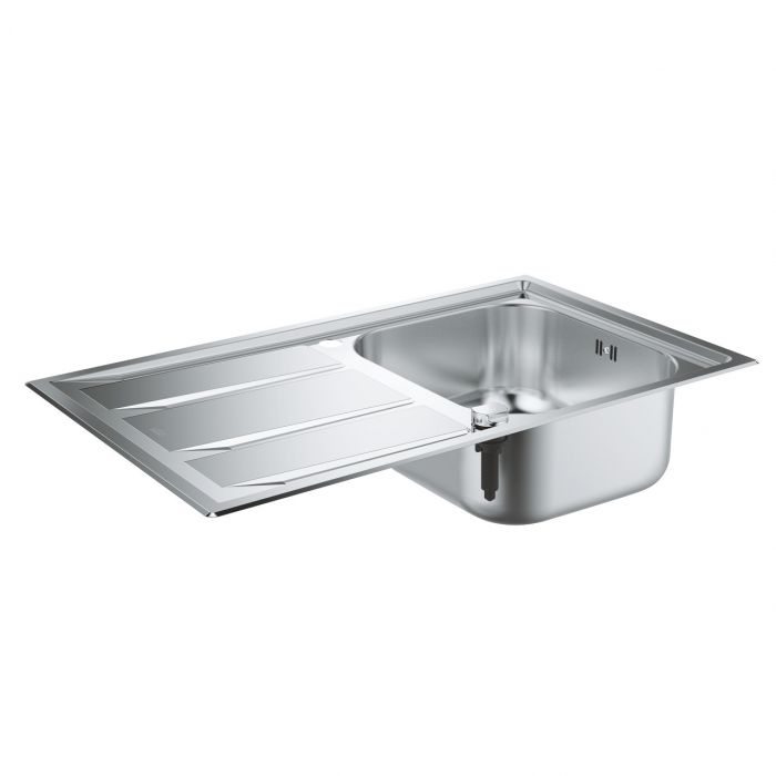 Zlewozmywak 1-komorowy z ociekaczem GROHE K400+ 45-S 873 x 513 mm | 31568SD0