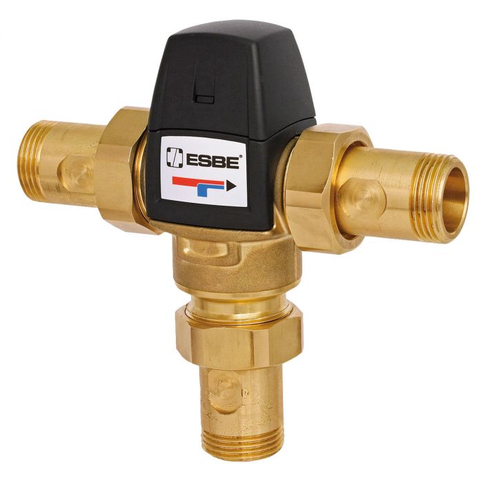 Zawór mieszający termostatyczny VTA522 z mosiądzu 1 1/4" GZ Kvs 3.5 50-75°C