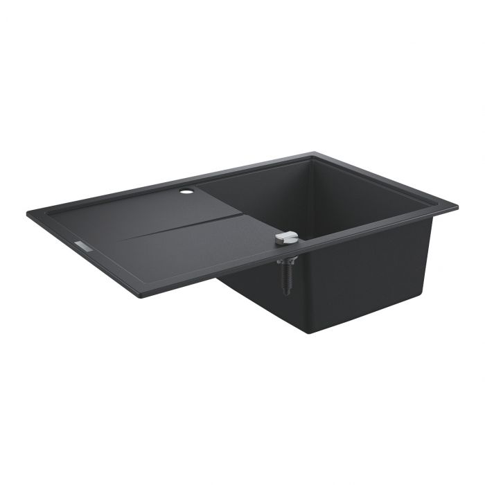 Zlewozmywak 1-komorowy z ociekaczem GROHE K400 50-C 780 x 500 mm | 31639AP0