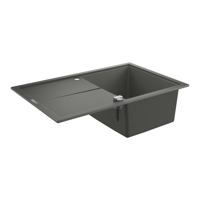 Zlewozmywak 1-komorowy z ociekaczem GROHE K400 50-C 780 x 500 mm | 31639AT0