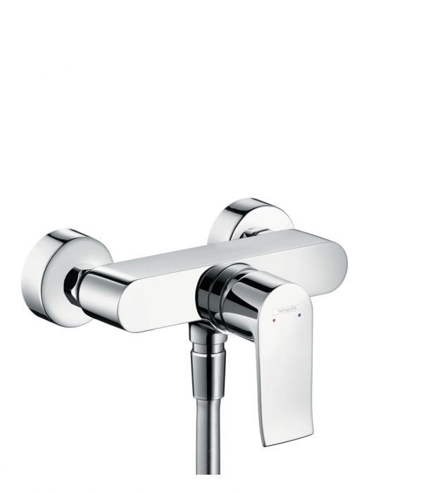 Bateria prysznicowa natynkowa HANSGROHE Metris 1-uchwytowa 2-otworowa chrom | 31680000