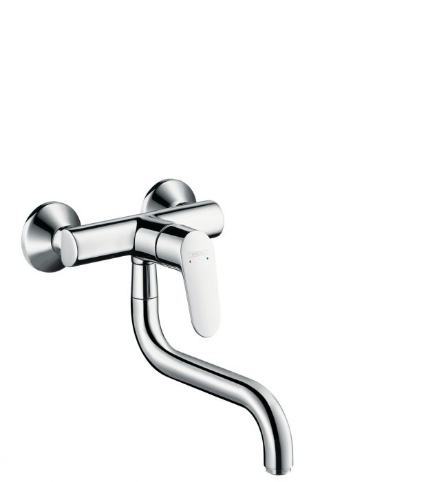 Bateria kuchenna ścienna HANSGROHE Focus 1-uchwytowa 2-otworowa chrom | 31825000