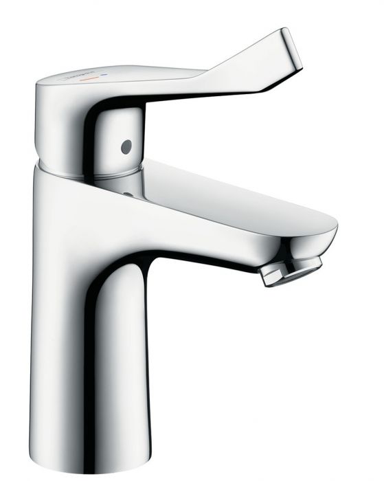 Bateria umywalkowa stojąca HANSGROHE Focus 100 1-uchwytowa 1-otworowa chrom zawiera: węże przyłączeniowe G ⅜ | 31917000
