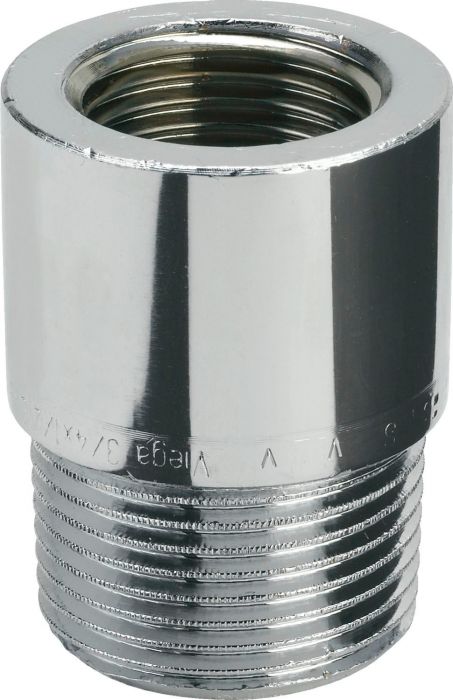 Złączka redukcyjna gwintowana z brązu chromowana okrągła GZ X GW 3/8" x 1/2" 3242