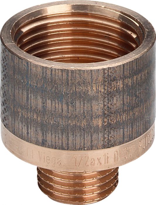 Złączka redukcyjna gwintowana z brązu okrągła GZ X GW 1/4" x 3/8" 3242