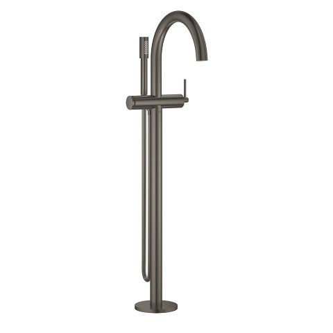 Bateria wannowa wolnostojąca do montażu gotowego z 45984001 GROHE Atrio 1-uchwytowa 1-otworowa mosiężna brushed hard graphite | 32653AL3