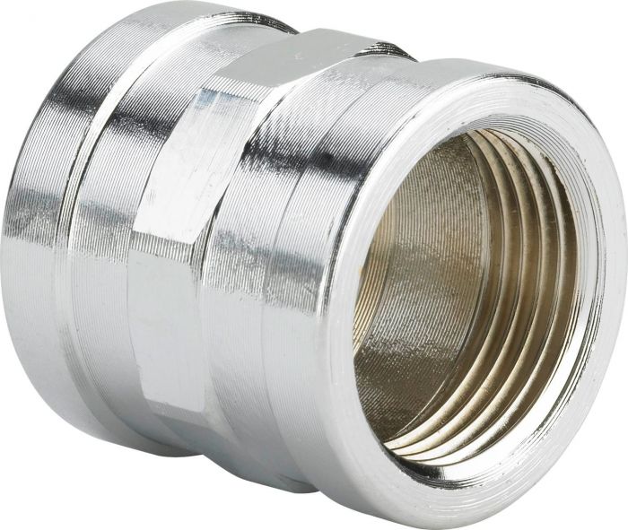 Mufa gwintowana z brązu chromowana GW 3/4" 3270