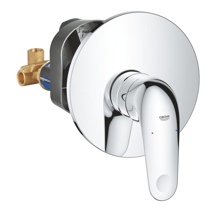 Bateria prysznicowa wbudowa w ścianę GROHE EuroEco chrom | 32742001