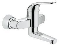 Bateria umywalkowa ścienna GROHE Eoroeco Special 1-uchwytowa 2-otworowa chrom  | 32767000