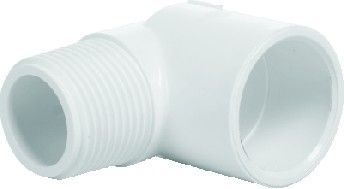 Kolanko PVC 90° nyplowe KW x GZ 