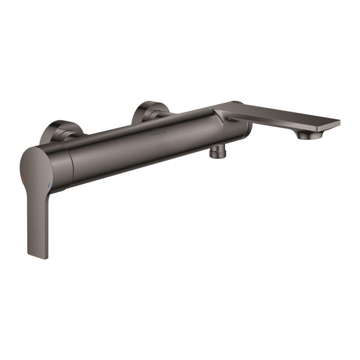 Bateria wannowa ścienna GROHE Allure 1-uchwytowa 2-otworowa hard graphite | 32826A01