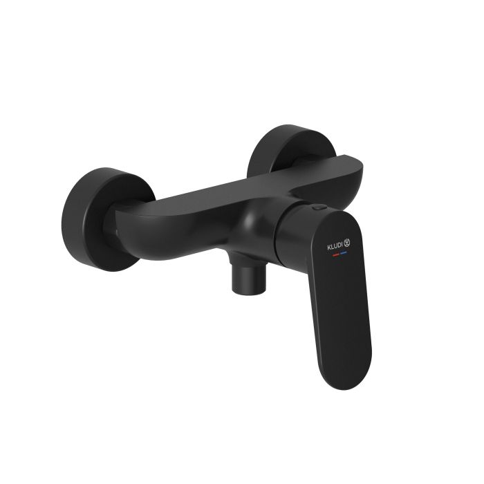 Bateria natryskowa KLUDI X1 1-uchwytowa czarna matowa  | 328313975