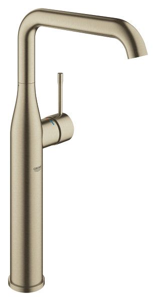 Bateria umywalkowa stojąca GROHE Essence 1-uchwytowa 1-otworowa do umywalek wolnostojących mosiężna DN 15 brushed nickel z obrotową wylewką z perlatorem i ogranicznikiem obrotu | 32901EN1