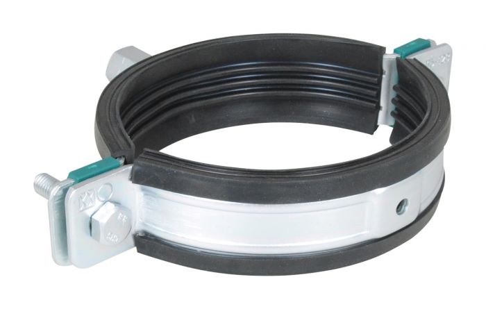 Obejma stal nierdzewna BIS HD1501 BUP z okładziną EPDM M16 265-275 mm