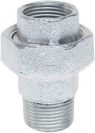 Śrubunek gwintowany żeliwny ocynk GW x GZ 3/8"