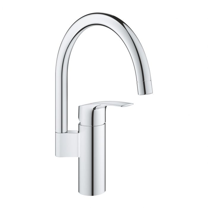 Bateria zlewozmywakowa stojąca GROHE Eurosmart 1-uchwytowa 1-otworowa chrom z obrotową wylewką | 33202003