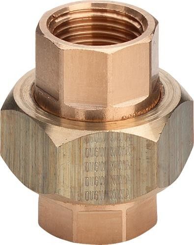 Dwuzłączka gwintowana z mosiądzu uszczelnienie płaskie pod kątem 3/4" x 1" 1813