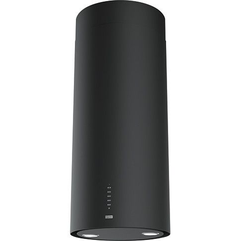 Tube Plus okap kuchenny wyspowy FTU PLUS 3707 I BK 250 W czarny matowy