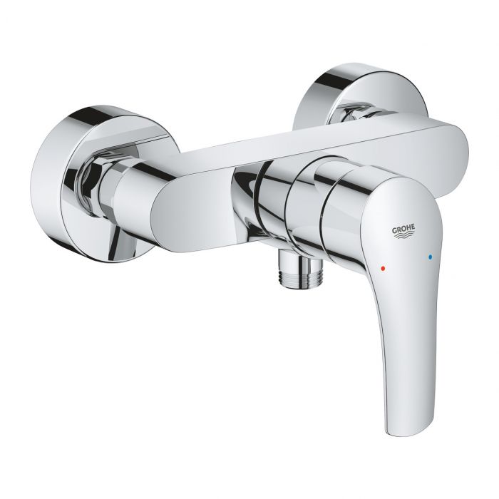 Bateria prysznicowa ścienna GROHE Eurosmart 1-uchwytowa 2-otworowa chrom | 33555003