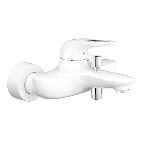 Bateria wannowa ścienna GROHE Eurostyle 1-uchwytowa 2-otworowa moon white/chrom  | 33591LS3